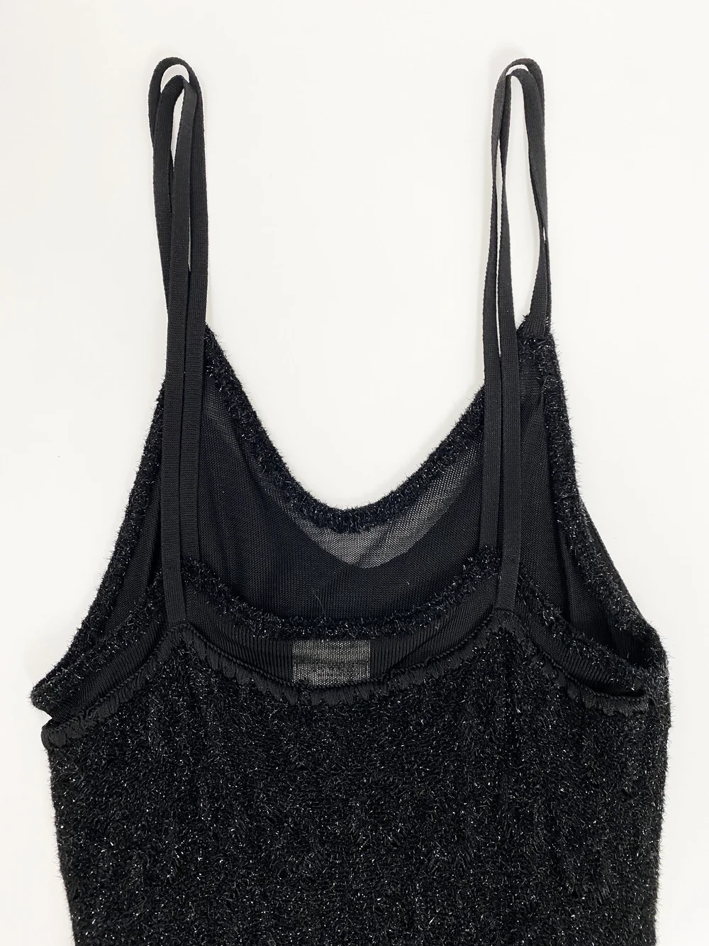 トップス John Galliano triangle BRA BLACK JOHN GALLIANO bikini black white Sz.40 IT 36 stunning